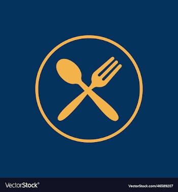 grapich icon design of spoon and fork