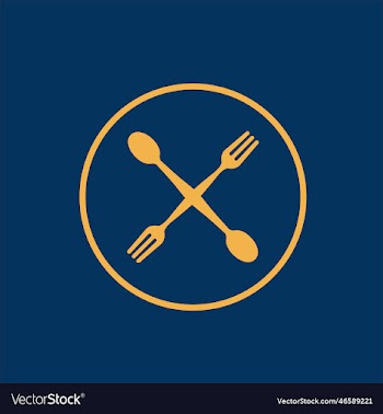 grapich icon design of spoon and fork
