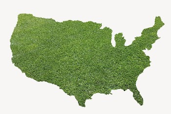 Grass continent graphic | Free Photo - rawpixel