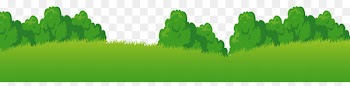 Grass Drawing Cartoon - Cartoon green tree grass bottom background 