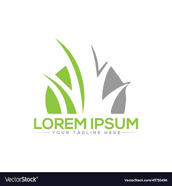 grass logo design