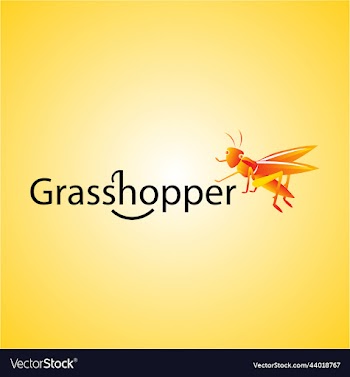 grasshopper design icon logo