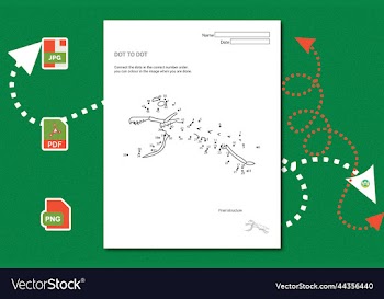 grasshopper dot to dot worksheet