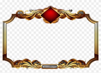 Gratis Clip Art - Golden Frame Png