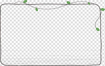 Gratis Computer graphics Texture mapping, Painted green leaves border transparent background PNG clipart