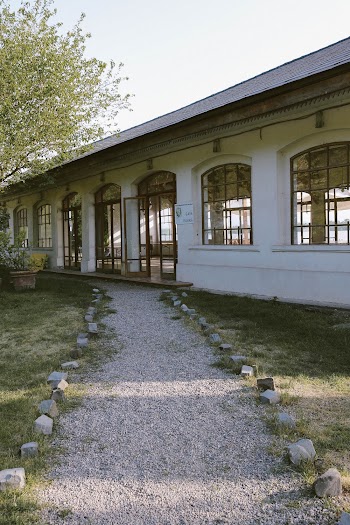 Gravel Footpath to a Concerete Building