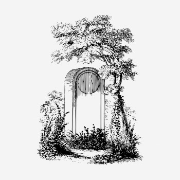 Graveyard drawing, vintage botanical illustration. | Free Photo - rawpixel