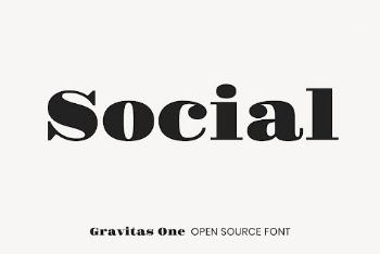Gravitas One open source font | Free Font Add-on - rawpixel