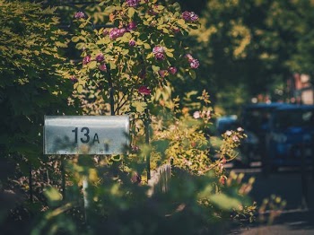 gray 13A mailbox