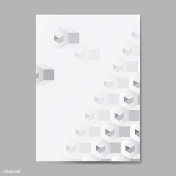 Gray 3D hexagonal pattern background | Free stock vector - 592055