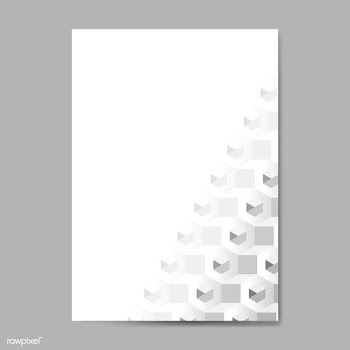 Gray 3D hexagonal pattern background | Free stock vector - 592064