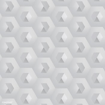 Gray 3D hexagonal pattern background | Free stock vector - 592084