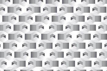 Gray 3D hexagonal pattern background | Free stock vector - 592088
