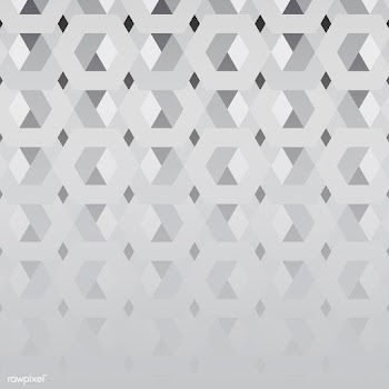 Gray 3D hexagonal pattern background | Free stock vector - 592098