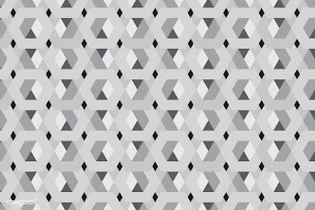 Gray 3D hexagonal pattern background | Free stock vector - 592111
