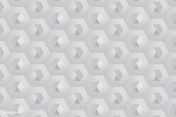 Gray 3D hexagonal pattern background | Free stock vector - 592115