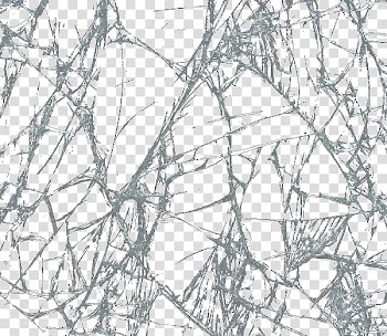 Gray abstract art, Glass Transparency and translucency Icon, Glass crack transparent background PNG clipart