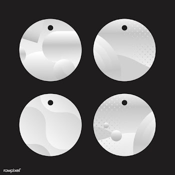 Gray abstract labels | Free stock vector - 581684
