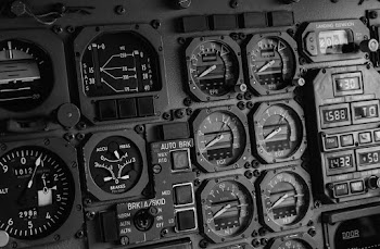 Gray Airplane Control Panel