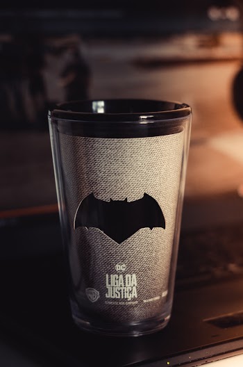 Gray and Black Batman Tumbler