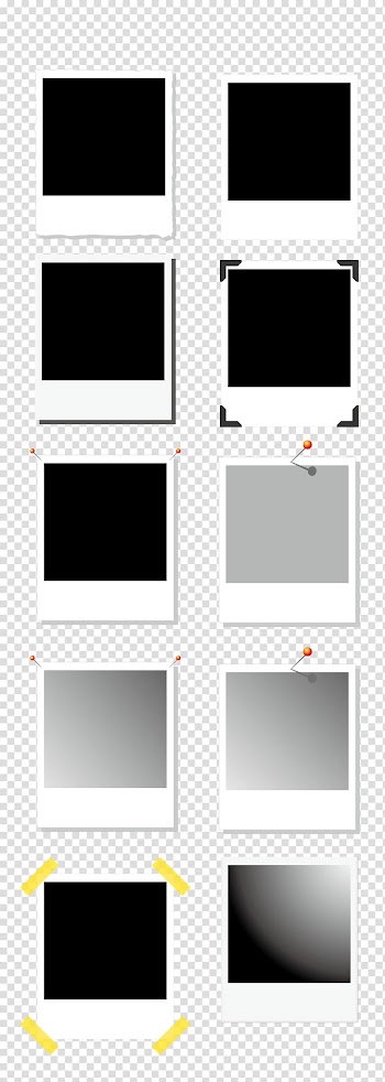 Gray and black empty illustration, frame Watercolor painting Black and white Euclidean , black and white frame transparent background PNG clipart