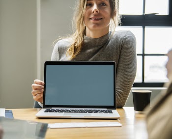 Gray and Black Laptop Computer