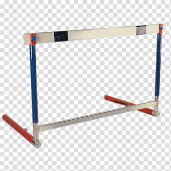 Gray and black metal frame, Training Hurdle transparent background PNG clipart