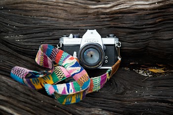 Gray and Black Pentax Camera