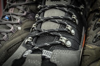 Gray and Black Sneakers