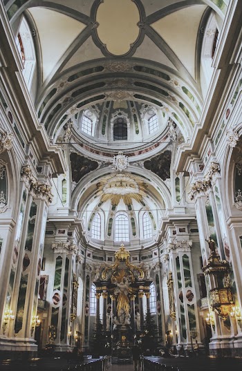 Gray and Brown Cathedral Interior