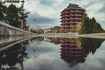 Gray and Brown Pagoda