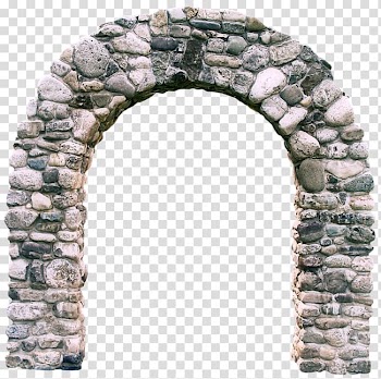 Gray and brown stone arch, ForgetMeNot Android , Stone arch material free to pull transparent background PNG clipart