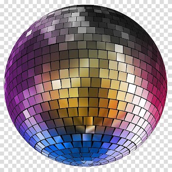 Gray and multicolored disco ball, Light Disco ball Nightclub , Laser light bulb transparent background PNG clipart