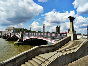 Gray and White Concrete Bridge