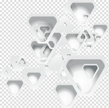 Gray and white triangular frame illustration, Abstraction Triangle Pattern, Abstract background material transparent background PNG clipart