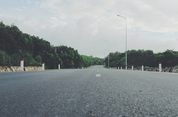 Gray Asphalt Road