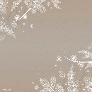 Gray background with winter decoration vector | Free stock vector - 519138