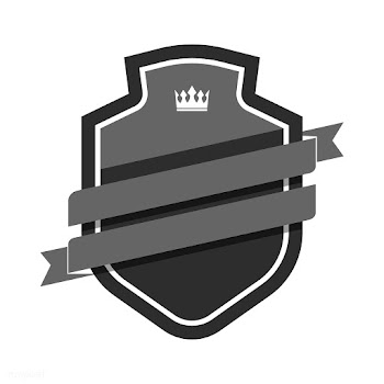 Gray badge embellished with a banner | Free stock vector - 543066