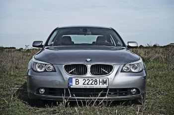 Gray Bmw Car at Field