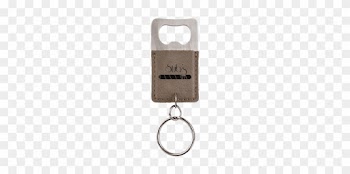 Gray Bottle Opener Keychain With Custom Laser Engraving - 2.75x1.5 Rose Opener Keychain
