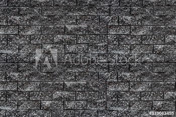 Gray brick wall