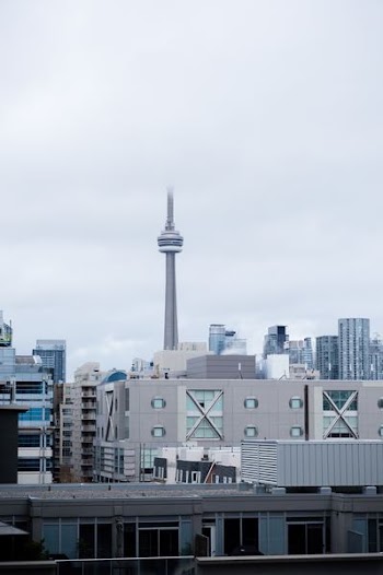 gray buildings