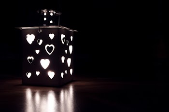 Gray Candle Lantern