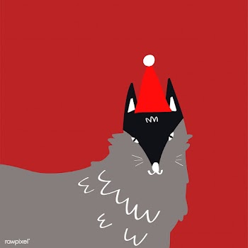 Gray cartoon wolf vector design | Free stock vector - 477150