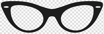 Gray cateye glasses frame , Sunglasses Eyeglass prescription Eyewear Lens, Movember Glasses transparent background PNG clipart