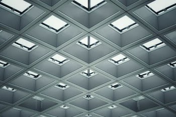 gray ceiling