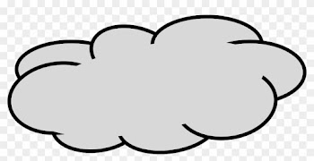Gray Cloud Clipart Clip Art Of Cloud Clipart - Transparent Background Clouds Clipart
