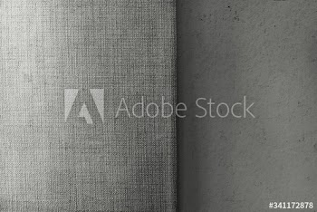 Gray concrete and canvas fabric textured background
