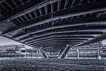 Gray Concrete Bridge