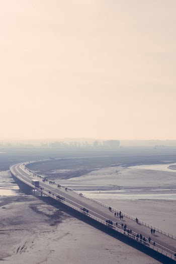 Gray Concrete Bridge
